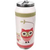 Orion Thermosbeker Blik Uil 400ml RVS - Warm & Koud