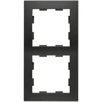 Honeywell Peha Peha Badora 2-Gang Afdekking Frame Matt Zwart - 00276752