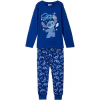 Cerda Stitch Stitch Pyjama - Donkerblauw - 100% Katoen. Maat 146/152 cm - 11/12 jaar