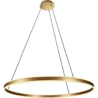 Steinhauer Ringlux LED Hanglamp | 80W 2700K 7200lm 927 | Dimbaar | Goud
