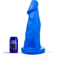 All Blue Dildo 39 x 8,5 cm - blauw