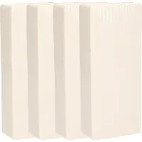 Gerimport Luchtbevochtigers/waterverdampers radiator - 5x stuks - wit - aardewerk - L7,5 x H17,5