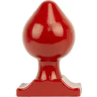 All Red Buttplug 22,5 x 12 cm - rood