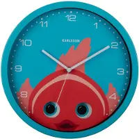 Karlsson - Wandklok Peekaboo Goldfish