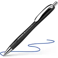 Schneider balpen Slider Rave, extra breed, blauwe inkt, zwart 5 stuks
