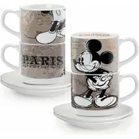 Egan Disney Set 2 Espresso-kopjes en schotel – City Paris