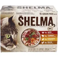 Shelma 2x Vlees in Saus 12x85g