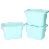 Juypal Hogar Juypal Vershoudbakjes nestbaar - BPA vrij - meal prep - 3x stuks van 1 liter - mintgroen - luchtdicht - herbruikbaar