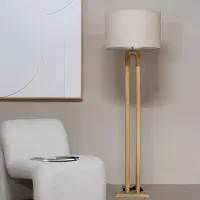 Giga Meubel Vloerlamp Micky Naturel 125cm