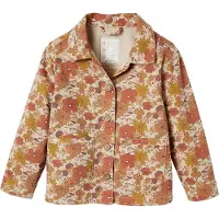 Vertbaudet Meisjesjack met bloemenprint nude