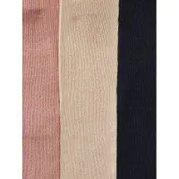 Vertbaudet 3 paar tricot maillots voor baby's oudroze