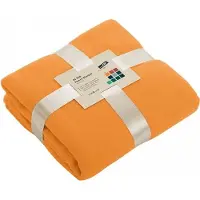 James & nicholson 6x Fleece dekens/plaids oranje 130 x 170 cm - Woondeken - Fleecedekens