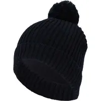 Sarlini - Muts Meisjes - Wintermuts - Ribbed - Navy - 2 t/m 4 jaar