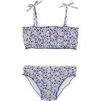 Vertbaudet Gebloemde bikini voor meisjes blauw