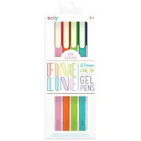 Ooly - Fine Line - Gekleurde gelpennen - 6 kleuren