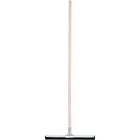 MSV Vloertrekker/douchetrekker voor water - metaal/natuurrubber - breedte 44 cm - houten steel 140cm