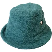 Ducksday - Winter muts - Bucket hat - Sherpa fleece - Teddy - unisex - Donkergroen - Maat L