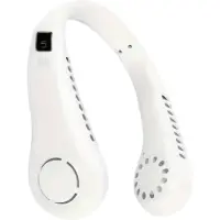 Universeel Bovista Nekventilator - Draagbare Gezichtsventilator - Neck Fan - Met Koeling - Hals - Hoofd - Wit - Zomer Verkoeling