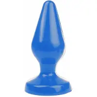 I Love Butt - Klassieke Buttplug - XXL - Blauw