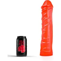 All Red Dildo 31 x 6,5 cm - rood