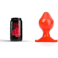All Red Butt Plug 17 x 9 cm - rood