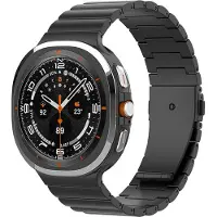 Strap-it Titanium 'One Bead' schakel band - geschikt voor Samsung Galaxy Watch Ultra 2 (2026) / Ultra (2024/2025) - zwart