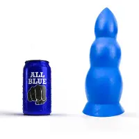All Blue Anaal Dildo 23 x 8 cm - blauw