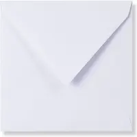 Purely Witte vierkante enveloppen - Wenskaart Enveloppen - 14 x 14 cm 100 stuks