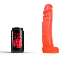 All Red Dildo 22 x 4,5 cm - rood