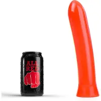 All Red Dildo 22 x 5 cm - rood