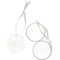 Gerimport DIY kerstballen - 8x st - D4 cm - doe het zelf hobby kerstballen - transparant