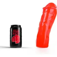 All Red Dildo 20 x 6 cm - rood