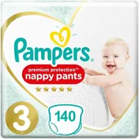 Pampers - Premium Protection Pants - Maat 3 - 140 stuks (2x70) - 6/10KG