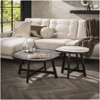 Meubelplaats Wandplank 90 organic - Massief acacia naturel