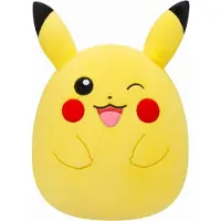 Squishmallows Pikachu Knipoog Squishmallow Pokémon Pluche Knuffel 35 cm