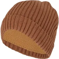 Sarlini - Muts jongens - Ribbed - Camel - 2/4 Jaar
