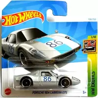 Hot Wheels PORSCHE 904 CARRERA 86 GTS RACING SILBER 158/250 (1:64) HW EXOTICS 1/10
