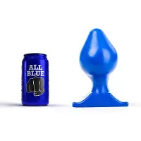 All Blue Buttplug 17 x 9 cm - blauw