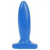 I Love Butt - Slanke Buttplug - S - Blauw