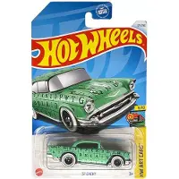 Hot Wheels '57 CHEVY BELAIR MINT GREEN 121/250 1:64 HW ART CARS 6/10