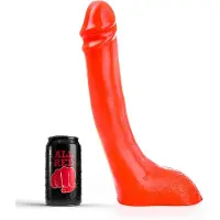 All Red Dildo 32 x 5,5 cm - rood