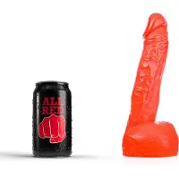 All Red Dildo 22 x 4,5 cm - rood