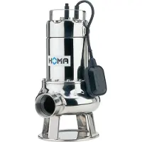 Homa TCV 514 WA Dompelpomp - Krachtige Afvalwaterpomp (23 m³/u) met Vlotter voor Vuil- en Afvalwater - Ondergelopen Kelders - Kruipruimtes - Wateroverlast - Overstroming - Vuilwater