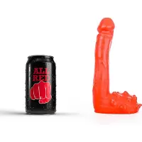 All Red Klassieke Dildo 19 x 2,5 cm rood
