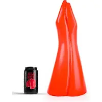All Red Fisting Dildo 39 x 16 cm - rood