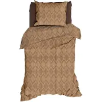 Romanette Dekbedovertrek Mazzini Camel Katoen-140 x 200 / 220 cm | 1-Persoons