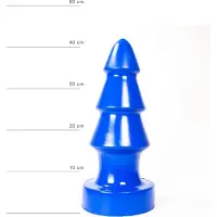 All Blue Buttplug 40 x 14 cm - blauw