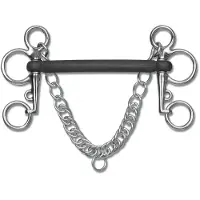 Waldhausen Anatomische Rubber Pelham Bit - Bijna Uitverkocht!