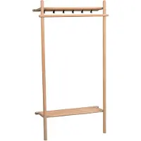 Rowico Home Milford eikenhouten kledingrek naturel eiken 91 x 181 cm