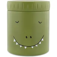 Trixie Thermos container - Mr. Dino - Thermopot voor kinderen - 350 ML - RVS Thermobeker - Ideaal voor Babyhapjes - Groen
